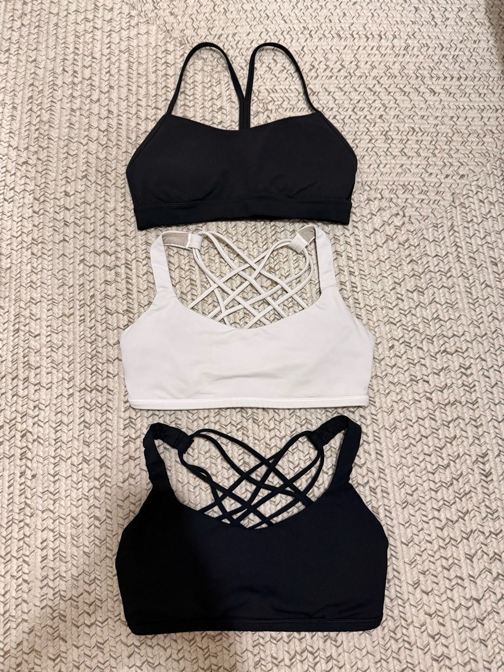 Lululemon Bundle 3 Piece Flow Y Bra Nulu + 2 Free to Be Wild Bras